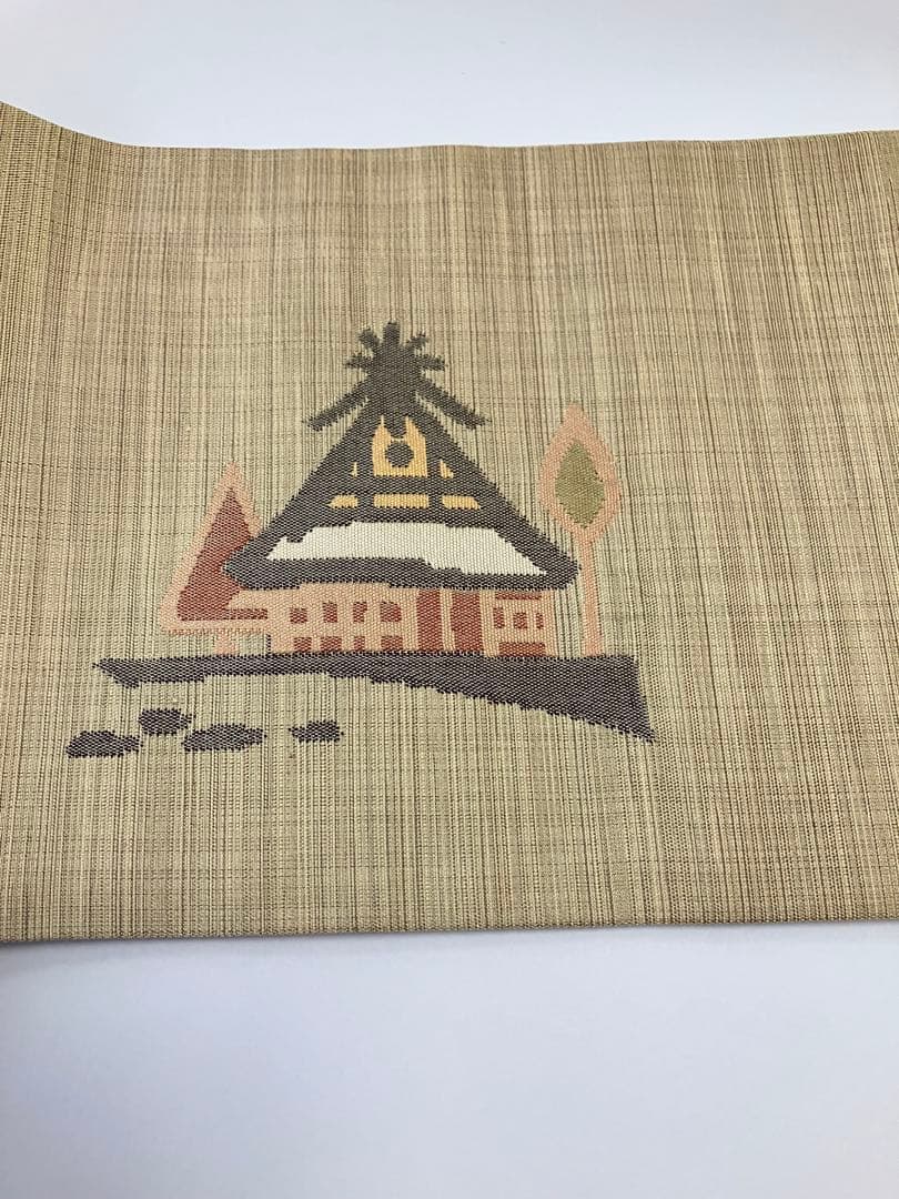 お仕立て上がり名古屋帯 新品未使用品 正絹 西陣織 No.355 - メルカリ