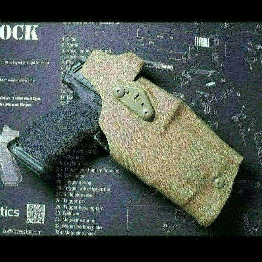 サファリランド レプリカ ホルスター マットブラック 右用 - メルカリ