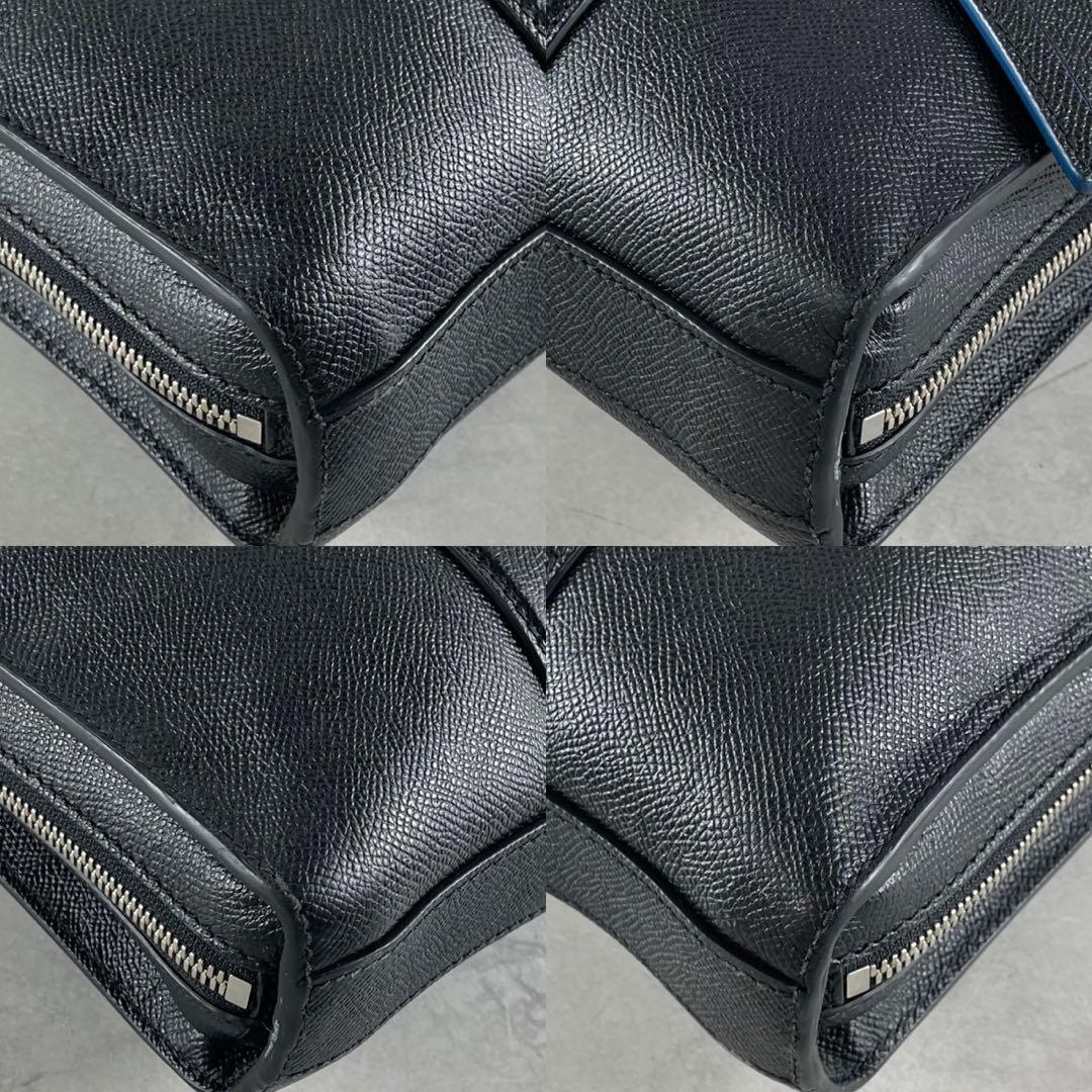 カナ様　BULGARI ブルガリ　ビジネスバッグ　ガンチーニ　サフィアーノ