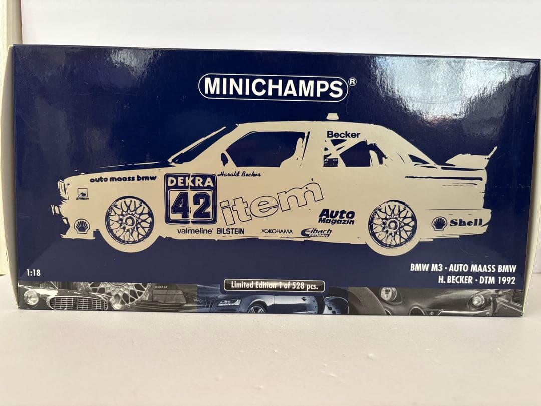 BMW M3 E30 DTM 1992 Auto Maass ミニカー PMA