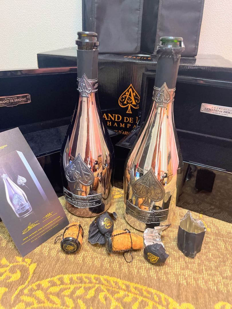 アルマンドBLANC DE NOIRS BLANC DE BLANC 2本空瓶 アルマンドBLANC DE NOIRS BLANC DE BLANC 2本空瓶