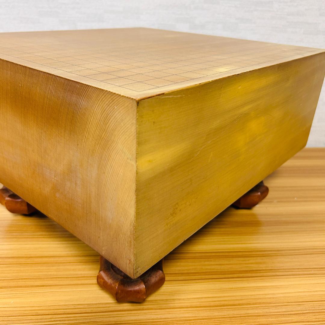 【昭和55年製】脚付碁盤 天地柾 柾目 囲碁 ヘソ有り 19路盤