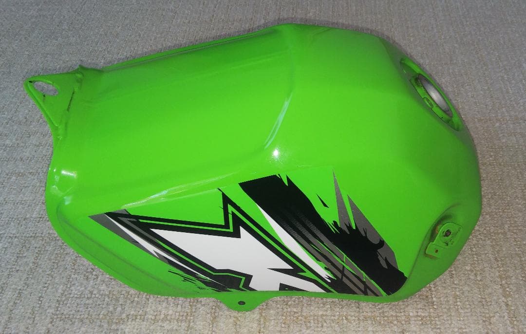 カワサキ KSR PRO 純正 タンク グリーン 燃料ホース付き KSR110