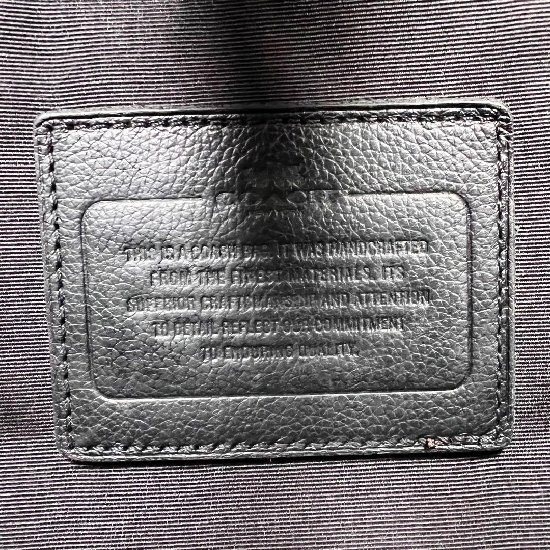 COACH コーチ レザー 2way ビジネスバッグ ショルダーバッグ