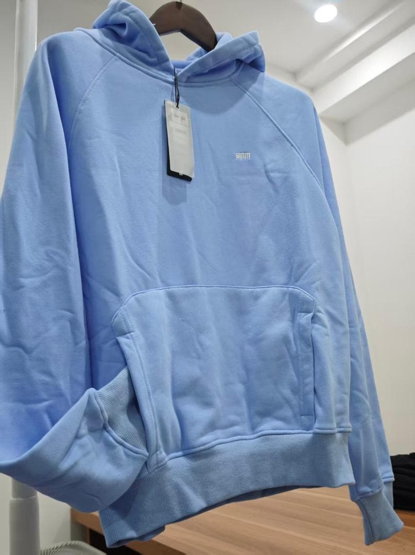 6PM ライトブルー フーディー＆パンツセット M