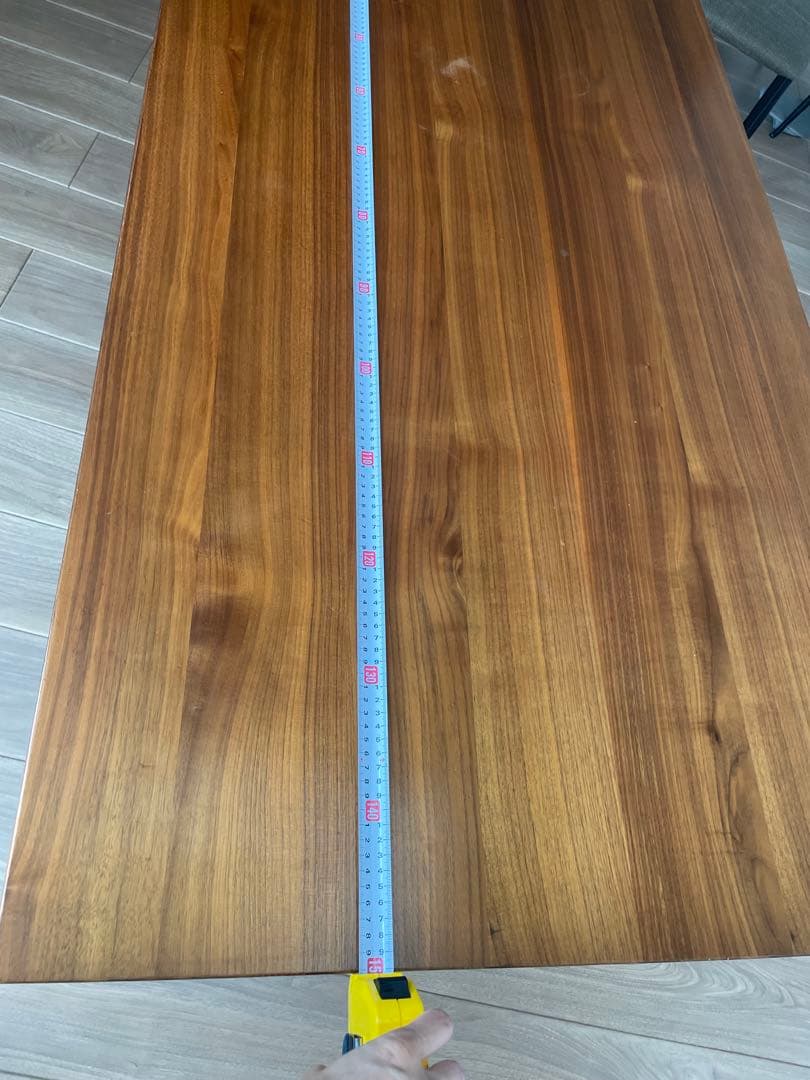 ブラウン 木製 モダンダイニングテーブル