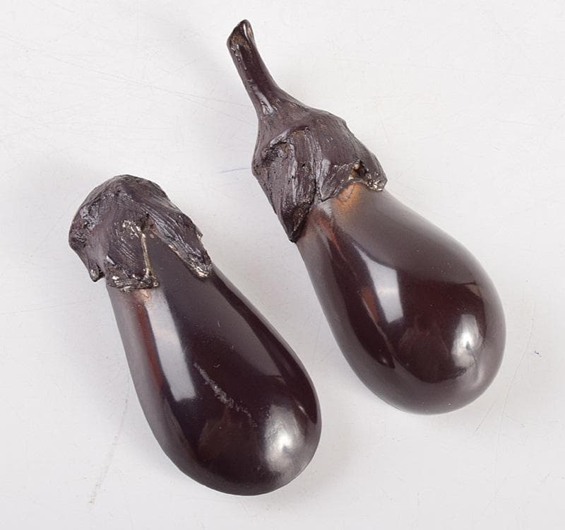 茶道具　二代　中川正斉作　乾漆　茄子香合　共箱　V　R4911