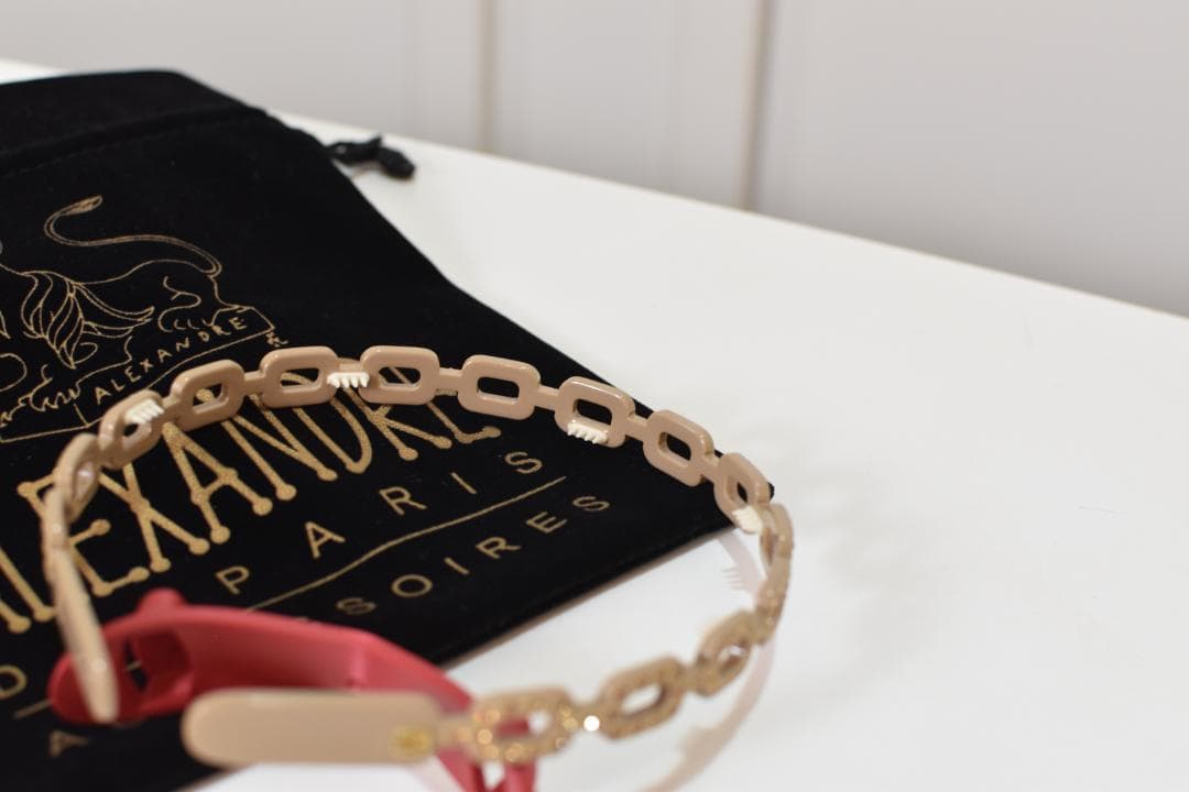 ▢■ALEXANDRE DE PARIS■▢ アレクサンド　カチューシャ　スワロ