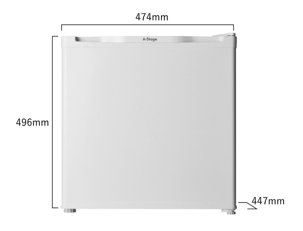 新品 1ドア冷凍庫 31L（冷蔵切替機能付）FZ03A-31WT A-Stage