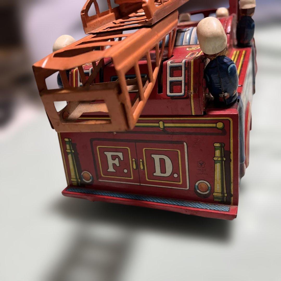 ジャンク 箱無 ヨネザワ玩具 消防車 ブリキ - メルカリ