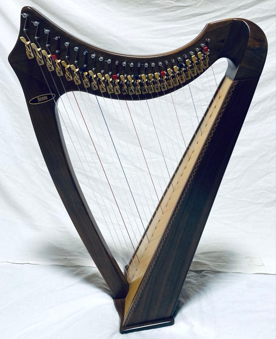 AOYAMA 25S 青山ハープ 25弦 コンパクト ノンペダル 軽量 ケース付
