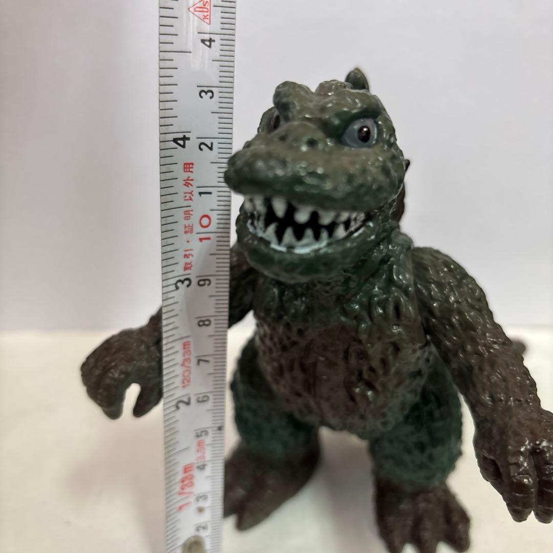 ゴジラ ソフビ ポピー キングザウルスシリーズ 足型 当時物 美品 フィギュア