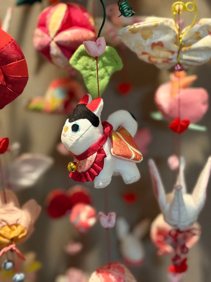 R・オーダー追加分作成中。豪華つるし雛No.177・ひな祭り・桃の節句