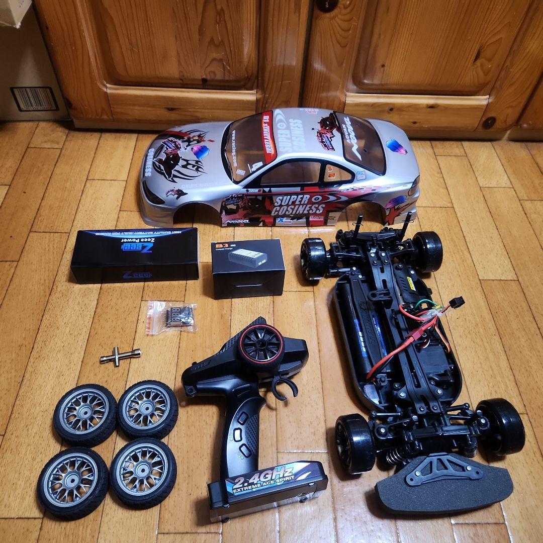 タミヤ ドリフト ラジコン フルセット　TT01　　　シルビア　ボディ　tt02