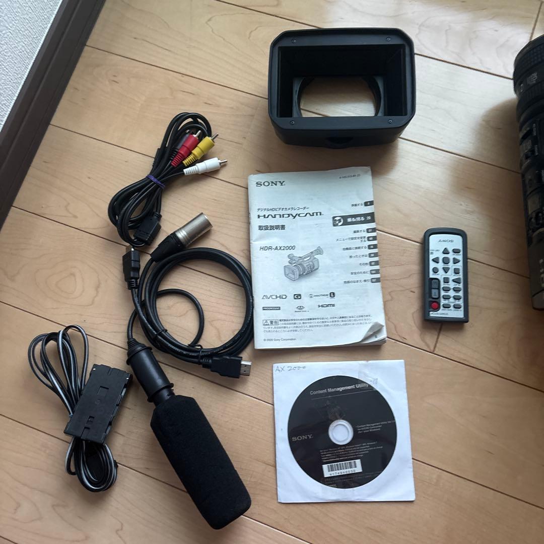 d*a様 SONY HDR-AX2000 HD 業務用ビデオカメラ 本体 ジャン