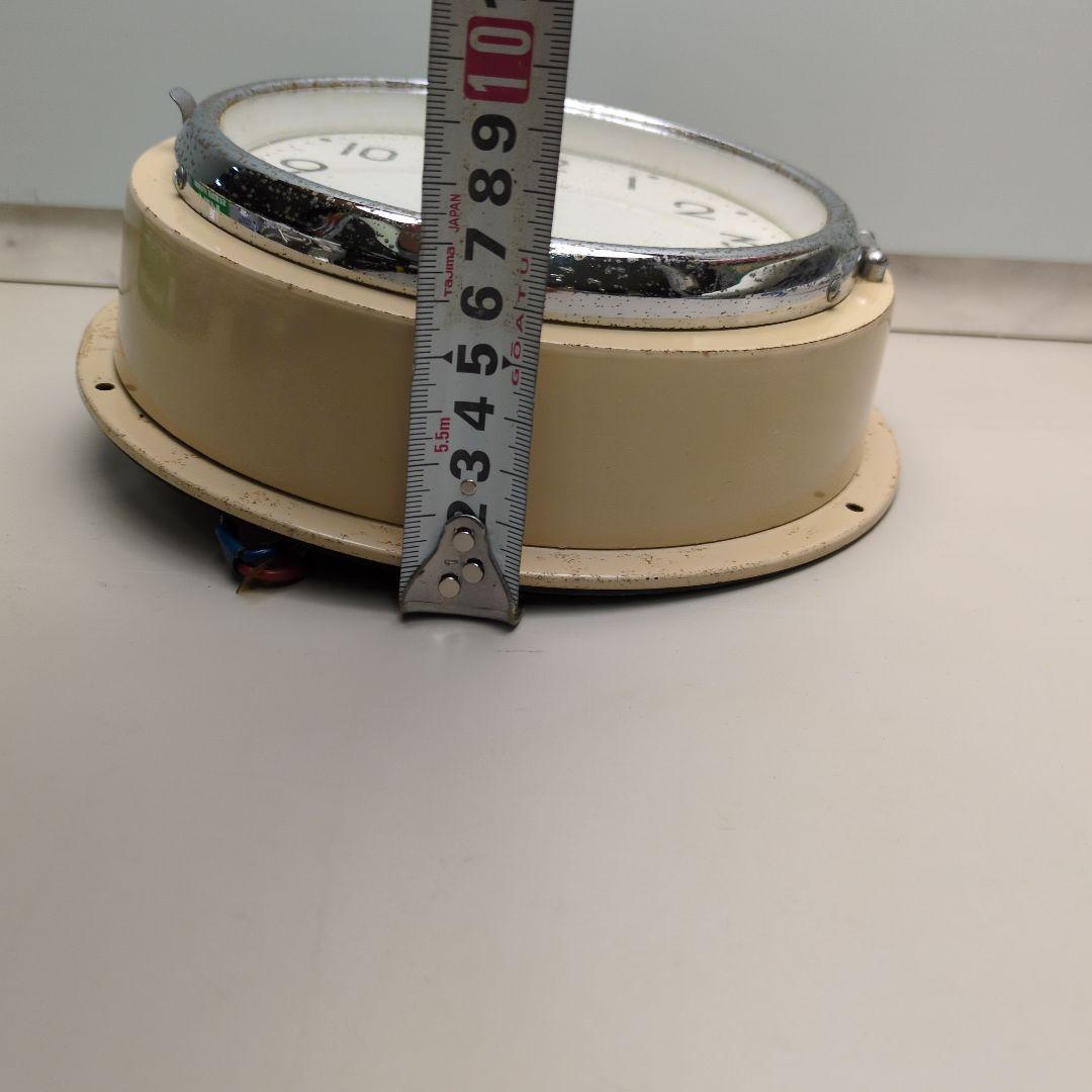 掛け時計 バス・船舶時計 昭和レトロ Japan Electric Auto