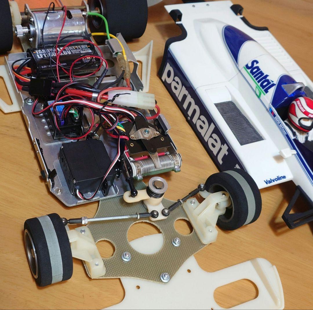 タミヤブラバムBT50競技用スペシャルLEDライト付＆プロポバッテリー…付