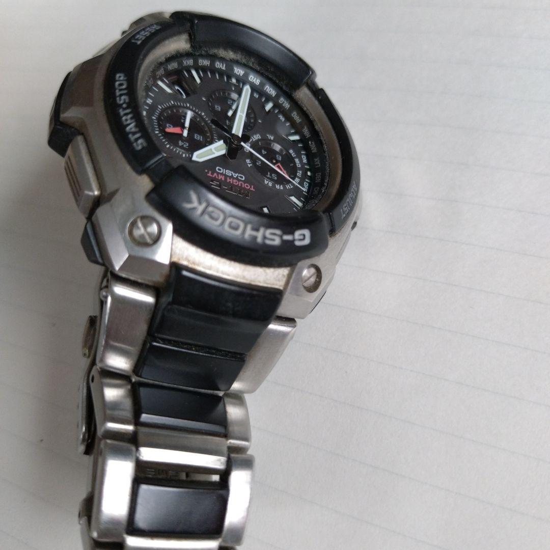 マコト　カシオ　G-SHOCK MTG-1200 シルバー　ソーラー電波