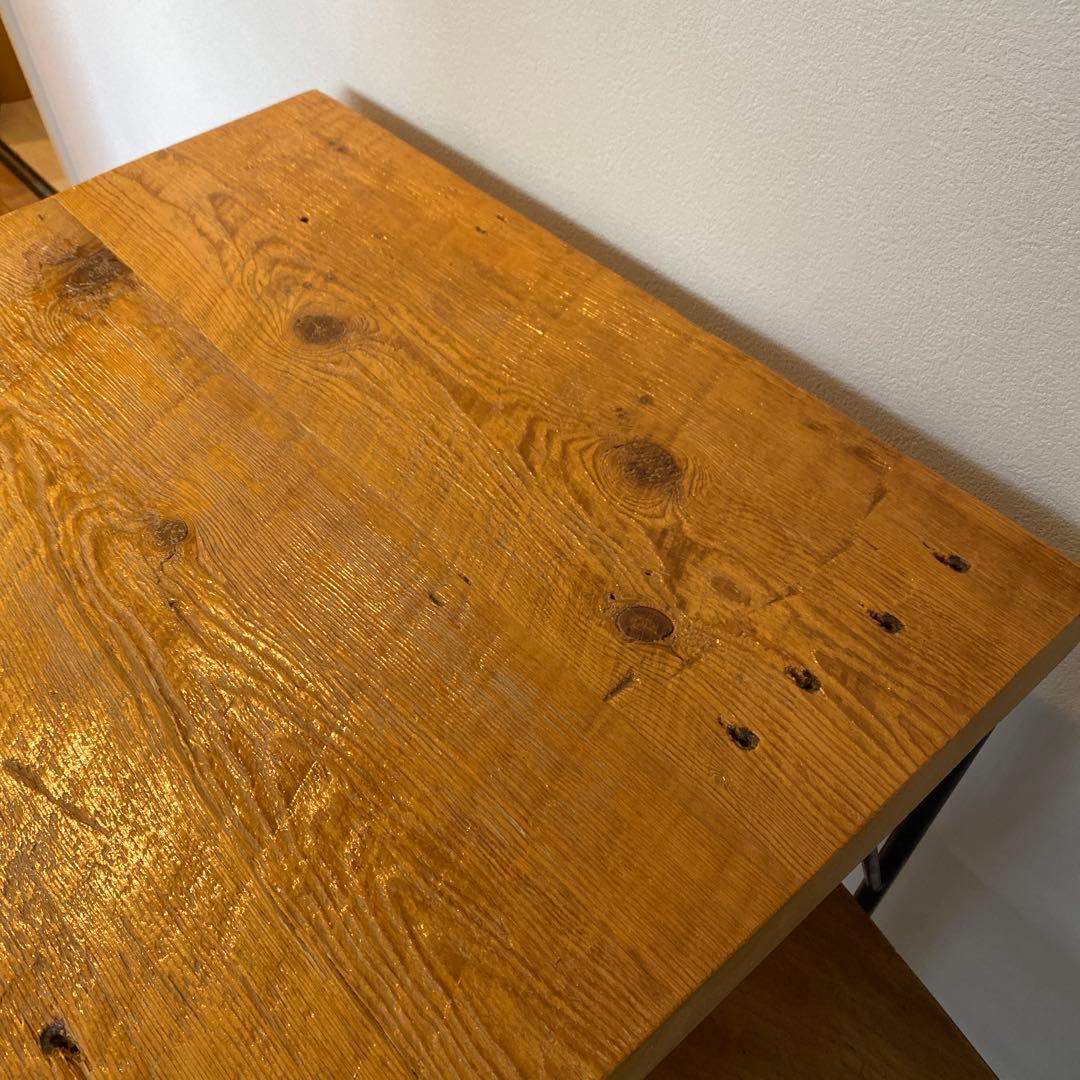 ‼️更に値下‼️お早めに★アンティーク古材テーブルアイアン脚カフェテーブル