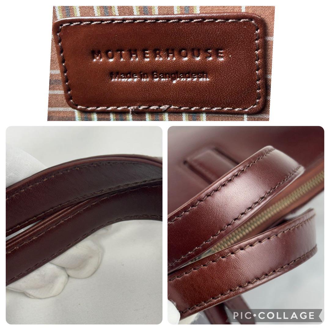 ✨極美品✨ マザーハウス アンティークスリムビジネスバッグ