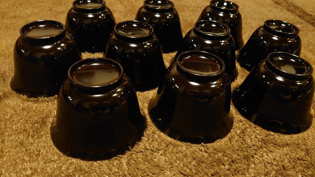 輪島塗　漆器　蕎麦猪口　湯呑み　猪口　向付　１０客