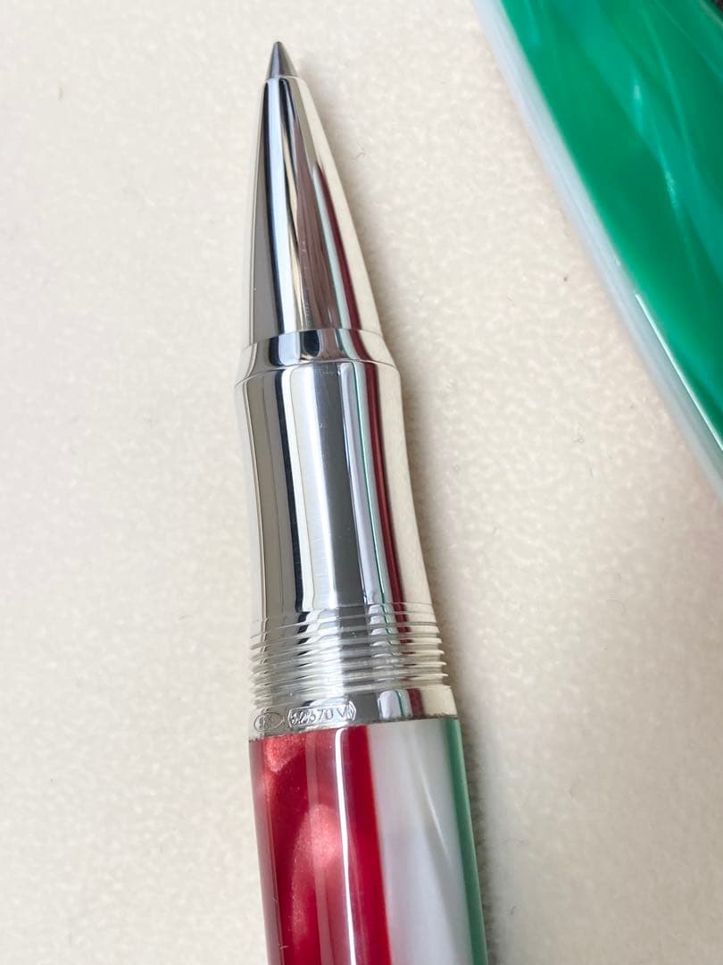 モンテグラッパ　イタリア150周年　ボールペン　シルバー