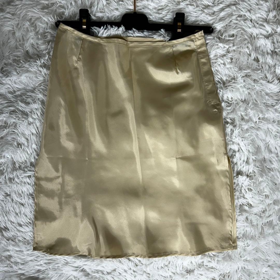 美品✨《バーバリーブルーレーベル》 ノバチェック巻きスカート 36 ペチコート