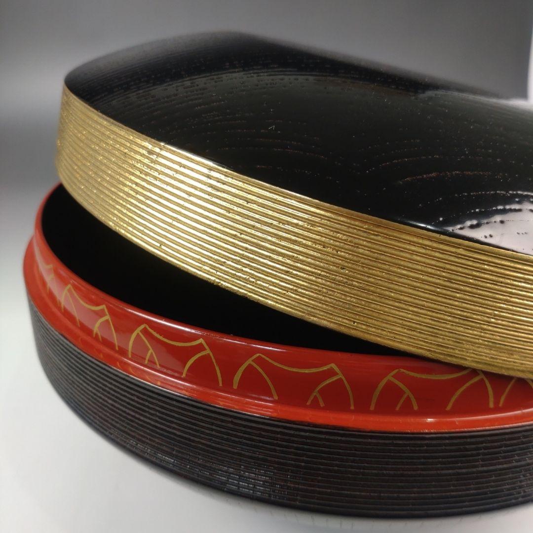 ア184 『塗師　久世宗春　作』『即中斎好　食籠　共箱』菓子器　茶道具