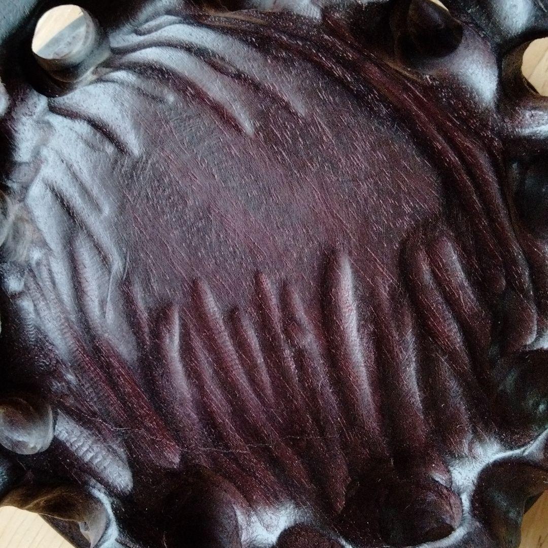 中国骨董陶磁器を乗せる安定した鑑賞台、台座最高級天然紫壇細工