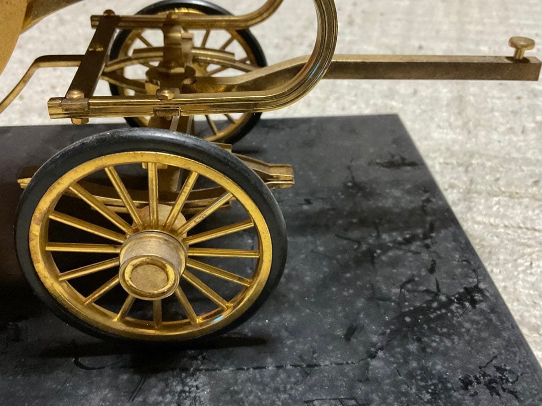 天皇陛下即位記念幌馬車／ダイキャスト製品・24k GP。【現状出品 稼働