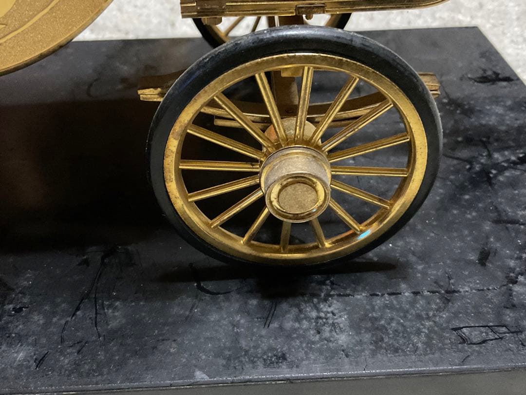 天皇陛下即位記念幌馬車／ダイキャスト製品・24k GP。【現状出品 稼働