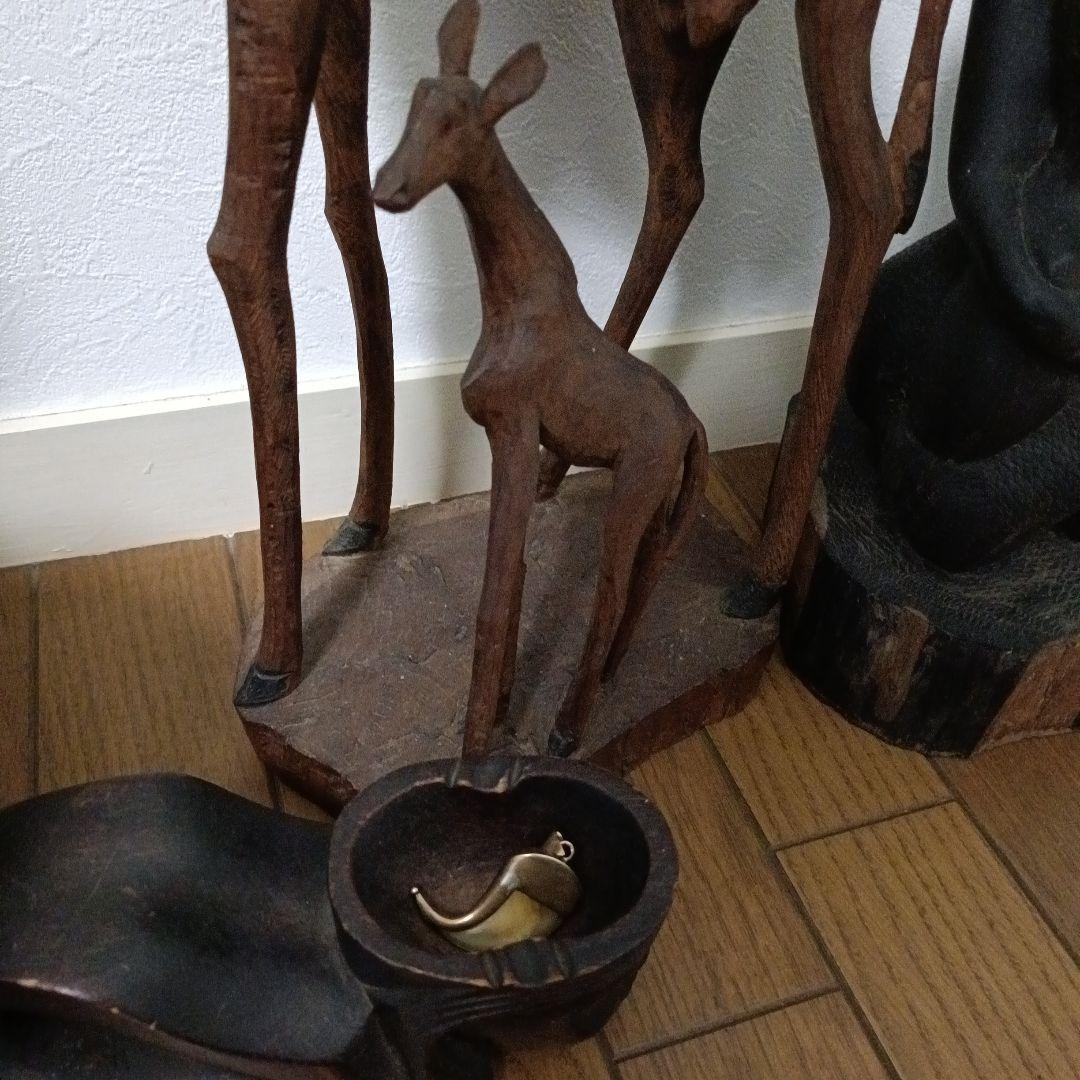 アフリカ マコンデ等の彫刻コレクション ※マコンデ1体売却済の為ご注意