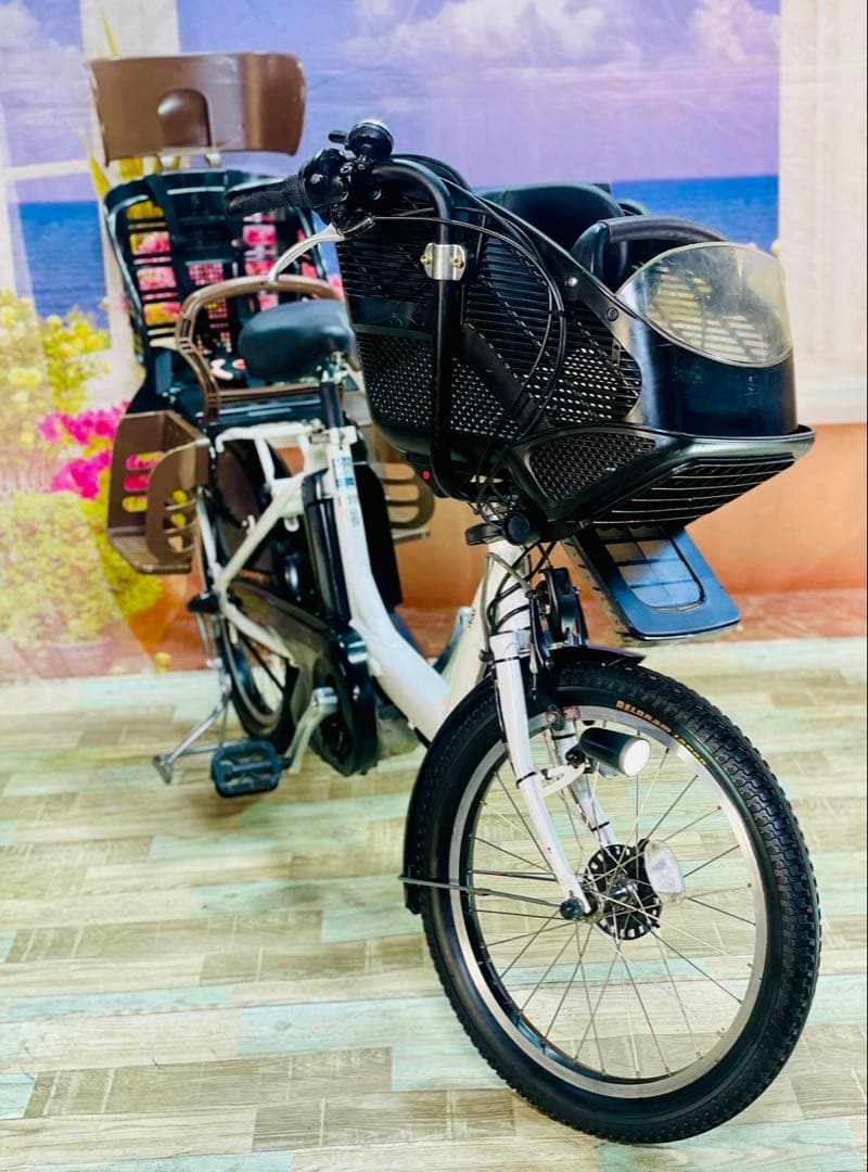 ヤマハパスキス⭐️人気モデル！子供乗せ電動アシスト自転車Y3192