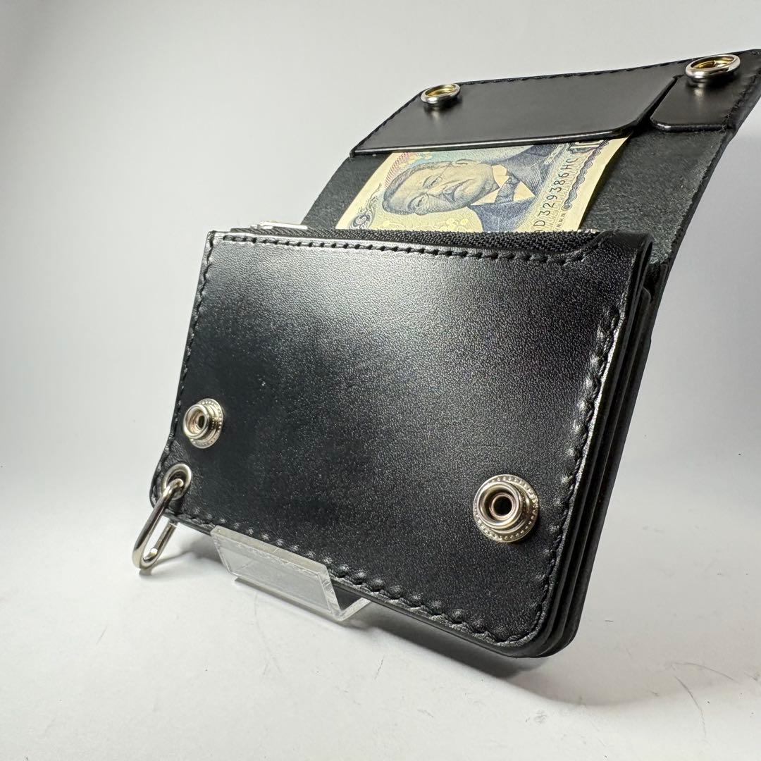 DH　オーダーページ　カスタムトラッカーウォレット　ショート　ブラック