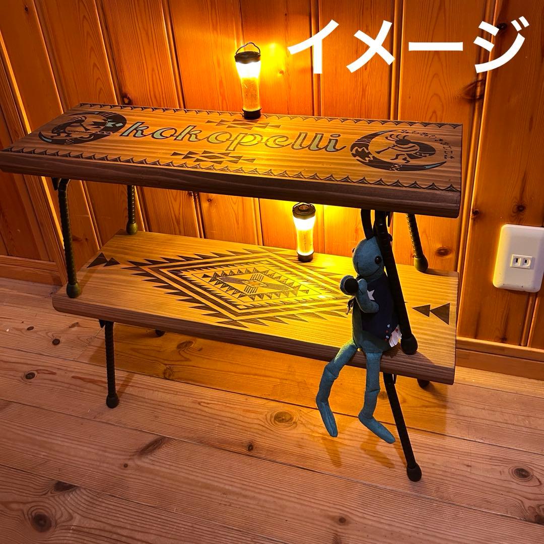 No.6 ソロテーブル アイアンミニテーブル ツイストハンガー付