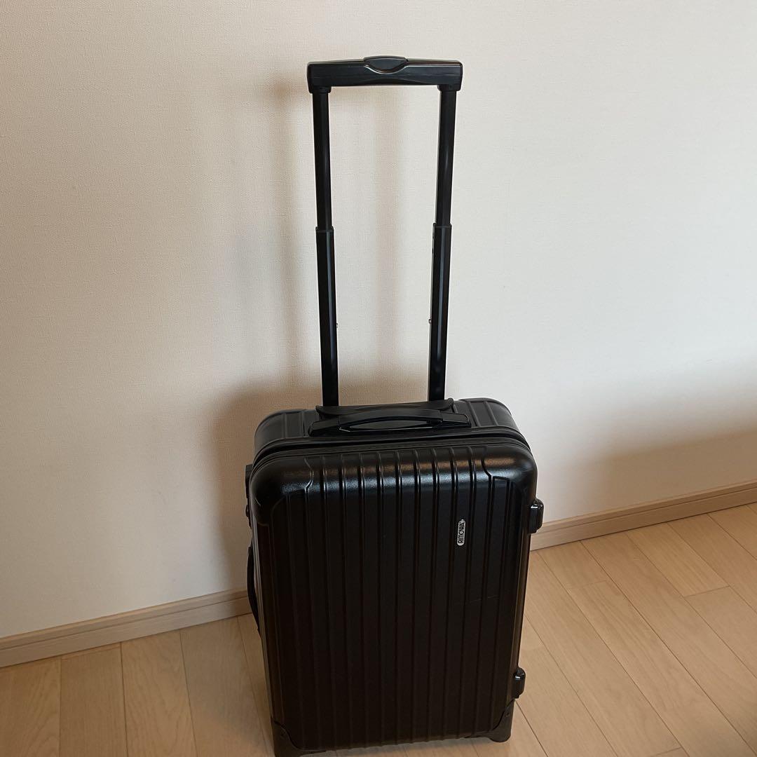 RIMOW スーツケース サルサ ブラック 2輪 機内持込可 メンズ