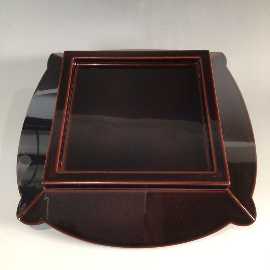 P262-2 オールドニッポン 彩色色絵盛上装飾薔薇文 水差 クリーマー S