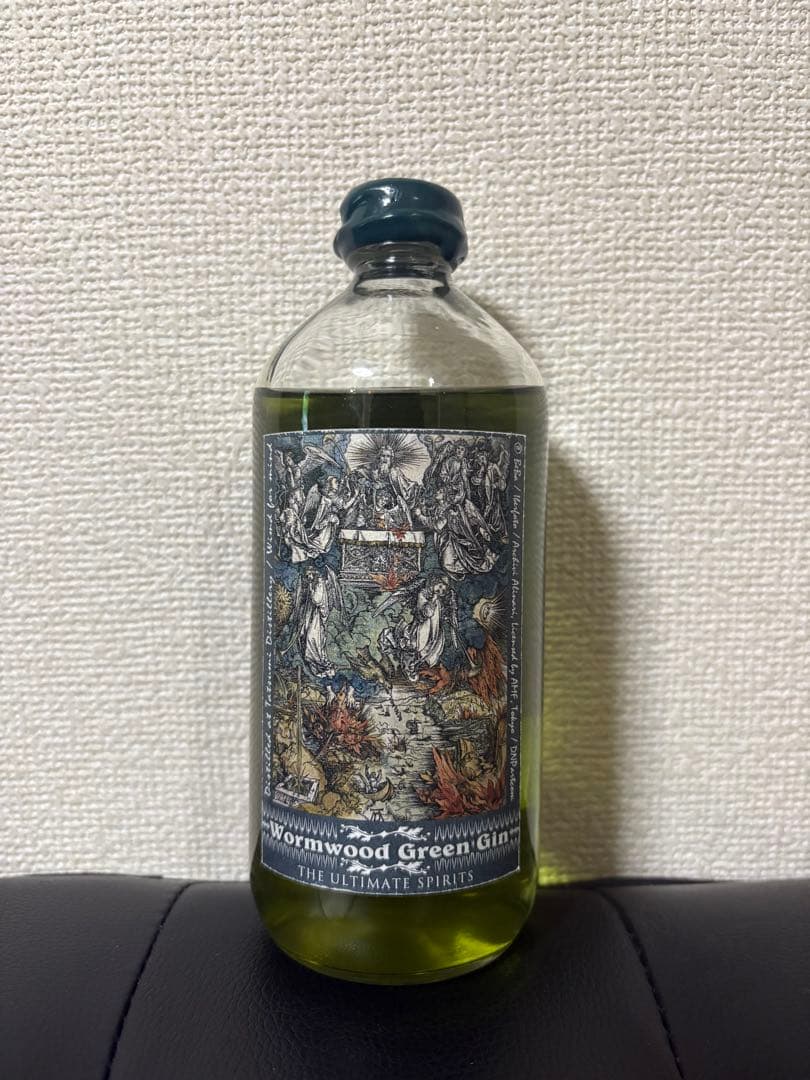アルケミエ　ワームウッドグリーンジン ニガヨモギ × ジン】Wormwood Green Gin（ワームウッド グリーン ジン