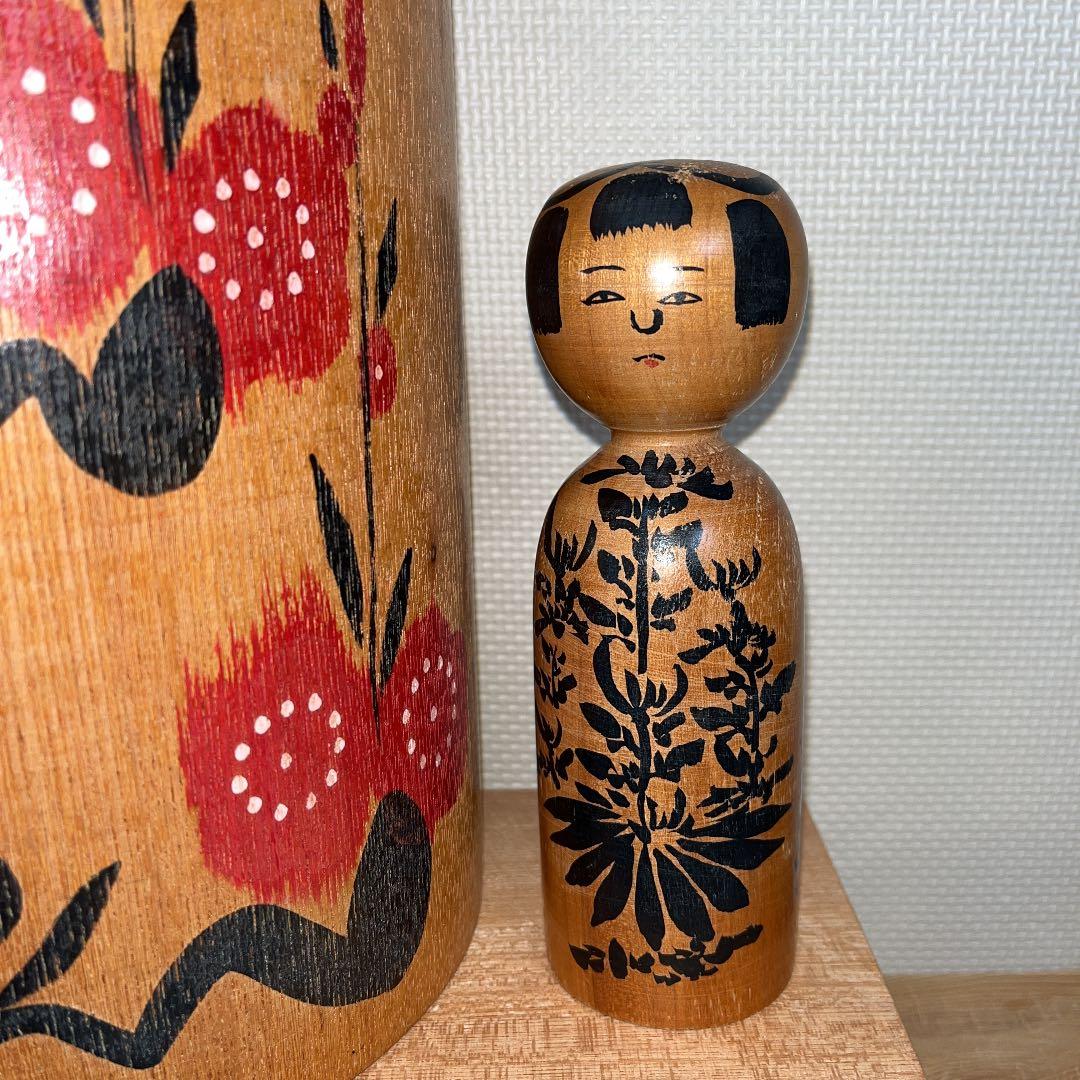 ⭕️2尺大型こけし 伝統こけし 木地山こけし 小安 師匠伊藤常治 佐々木