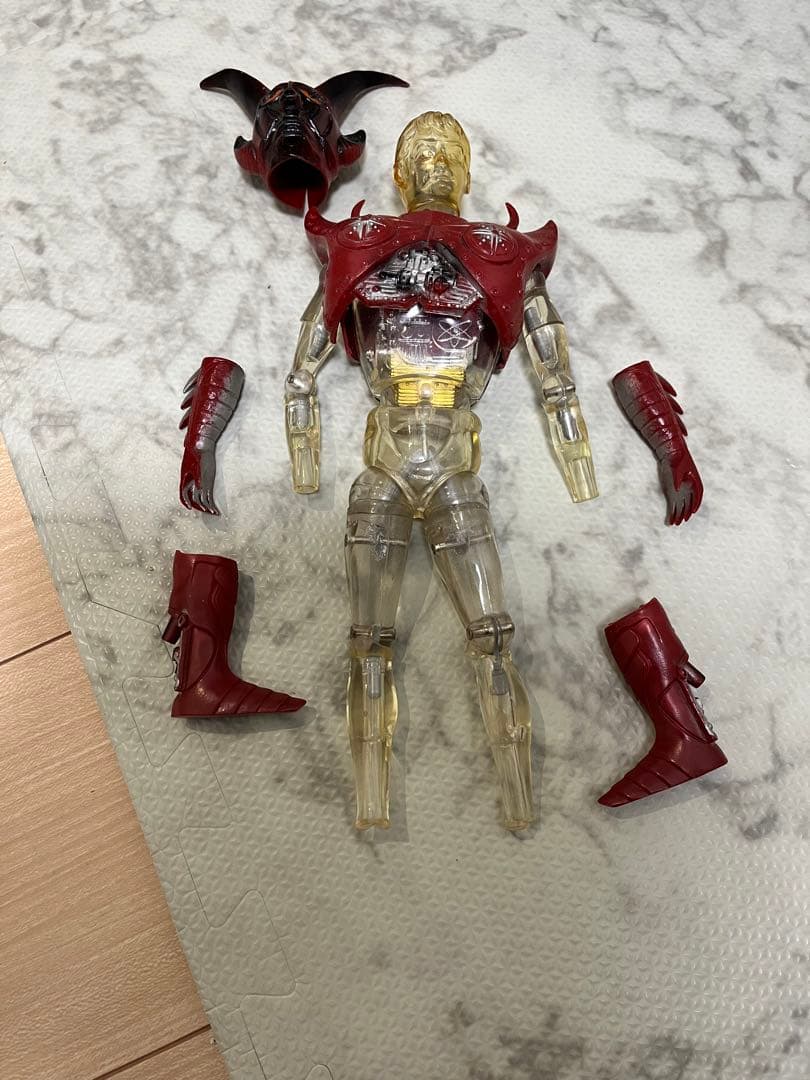 旧タカラ「キングワルダー 怪人セット サタンキング」新品 未使用 変身