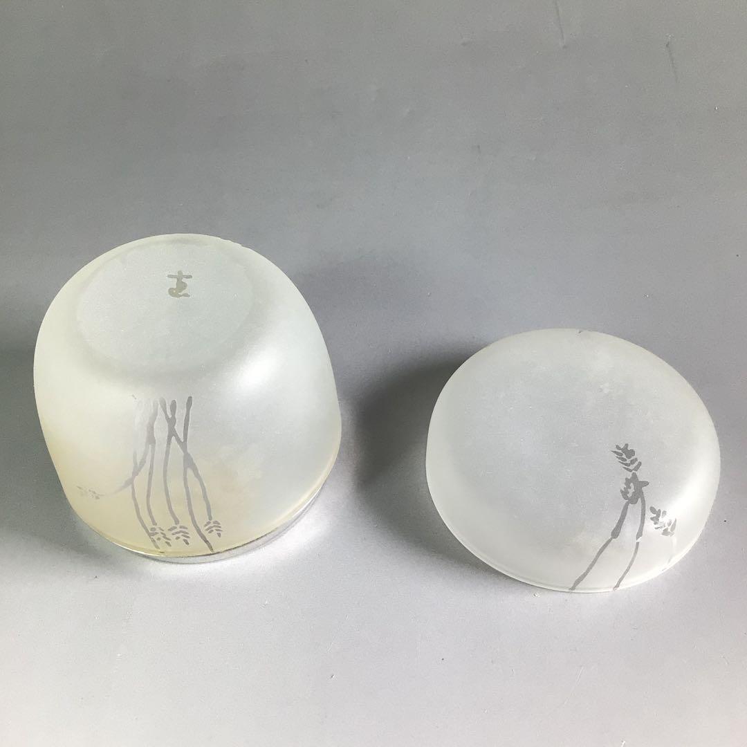 R541 棗 『高橋直樹作』『吹きガラス』『義山棗』 共箱 茶道具