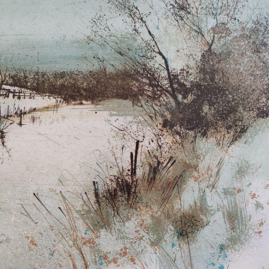 フランソワ·ディザルニー 大判リトグラフ『川岸の家』 - メルカリ