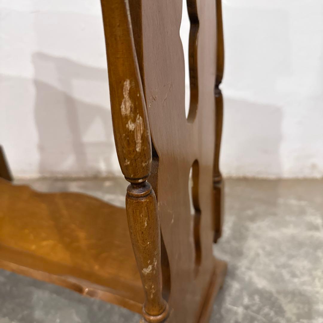 年末年始saleヴィンテージ サイドテーブル ブックスタンド マガジンラック