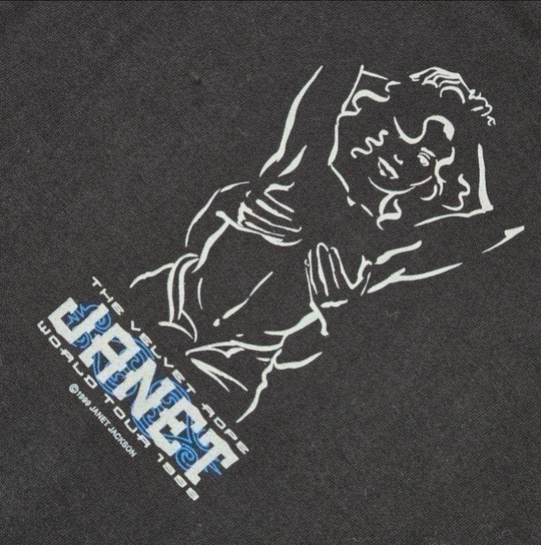 希少 ジャネットジャクソン 1999 ワールドツアー Tシャツ L 美品