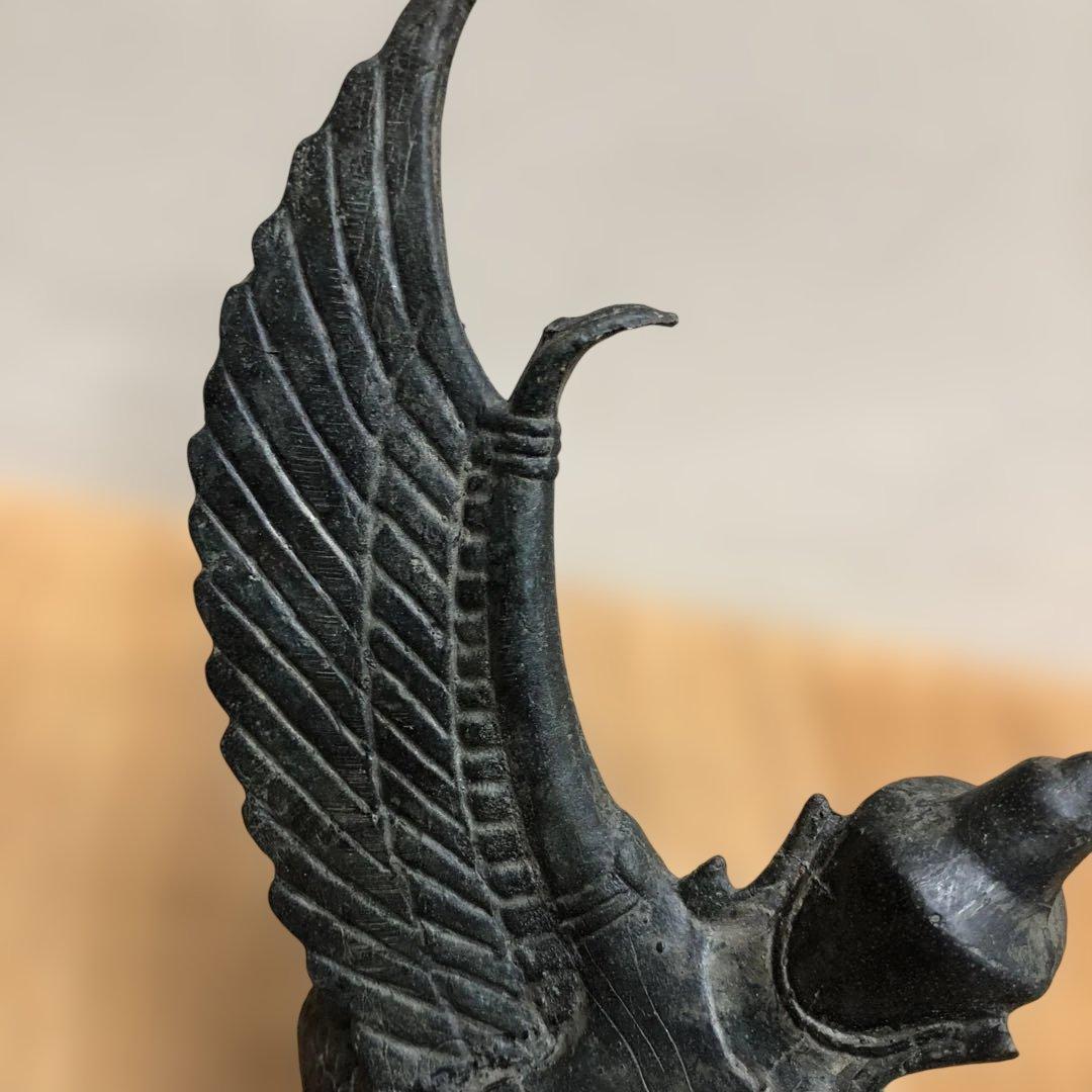 クメール ガルーダ 仏像 仏教美術 骨董 置物 - メルカリ