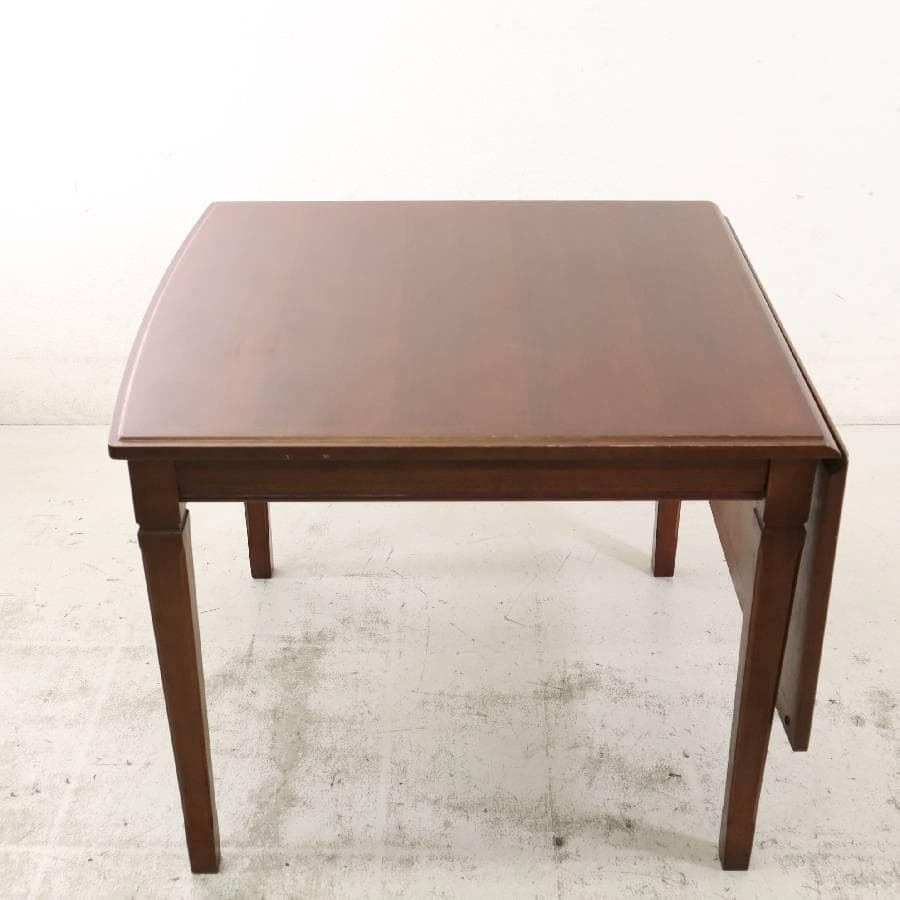 値下マルニ木工 地中海 ダイニングテーブル 片バタ式 No.1195 拡張式