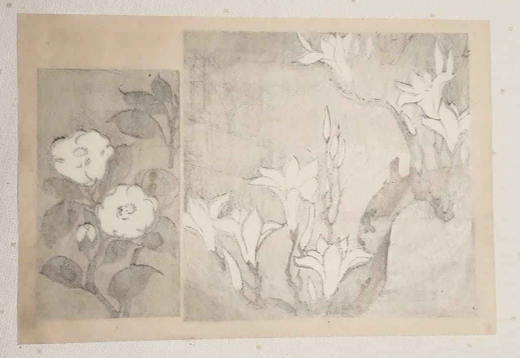 琳派図案版画（色摺版画)作者不詳、明治後期～昭和初期出版 - メルカリ