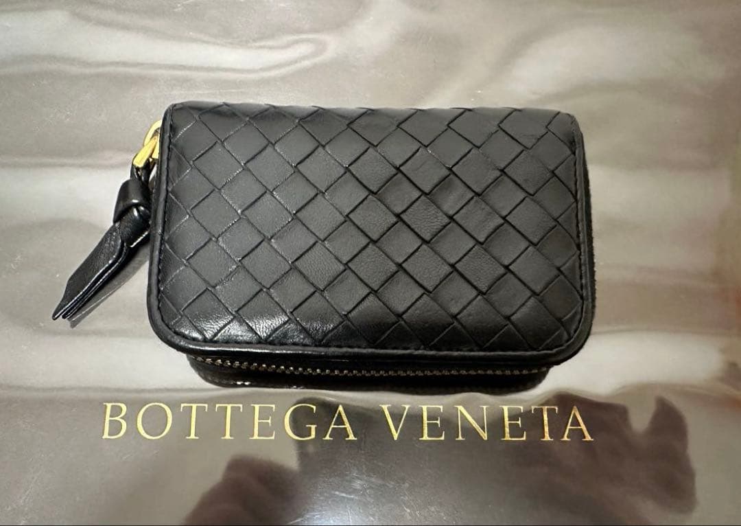 ★【極美品】ボッテガヴェネタ ケース ラム／ネロブラック／ゴールド✨✨✨4️⃣