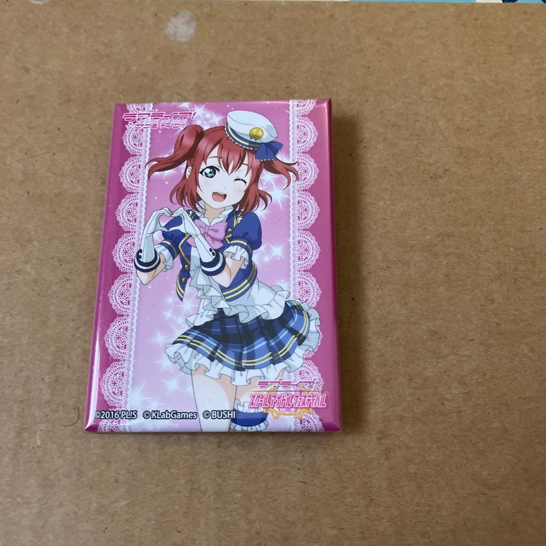 ラブライブサンシャイン スクエア缶バッジ 黒澤ルビィ - メルカリ