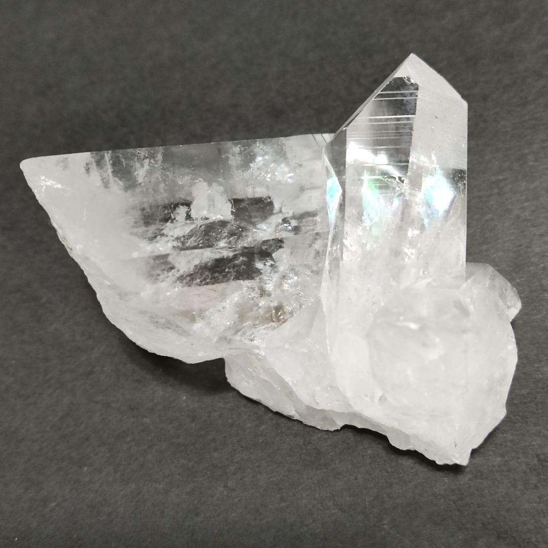 パワーストーン天然石レインボー入りレムリアン水晶87g№287